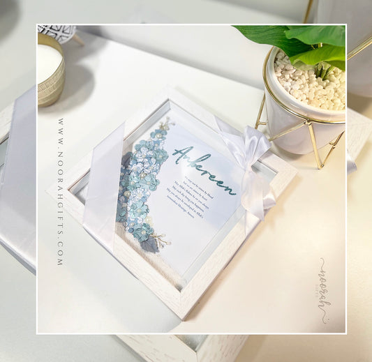 Blue Floral frame