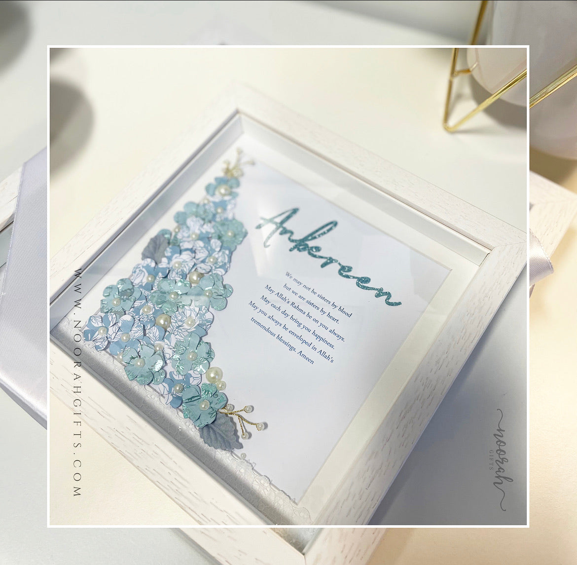 Blue Floral frame