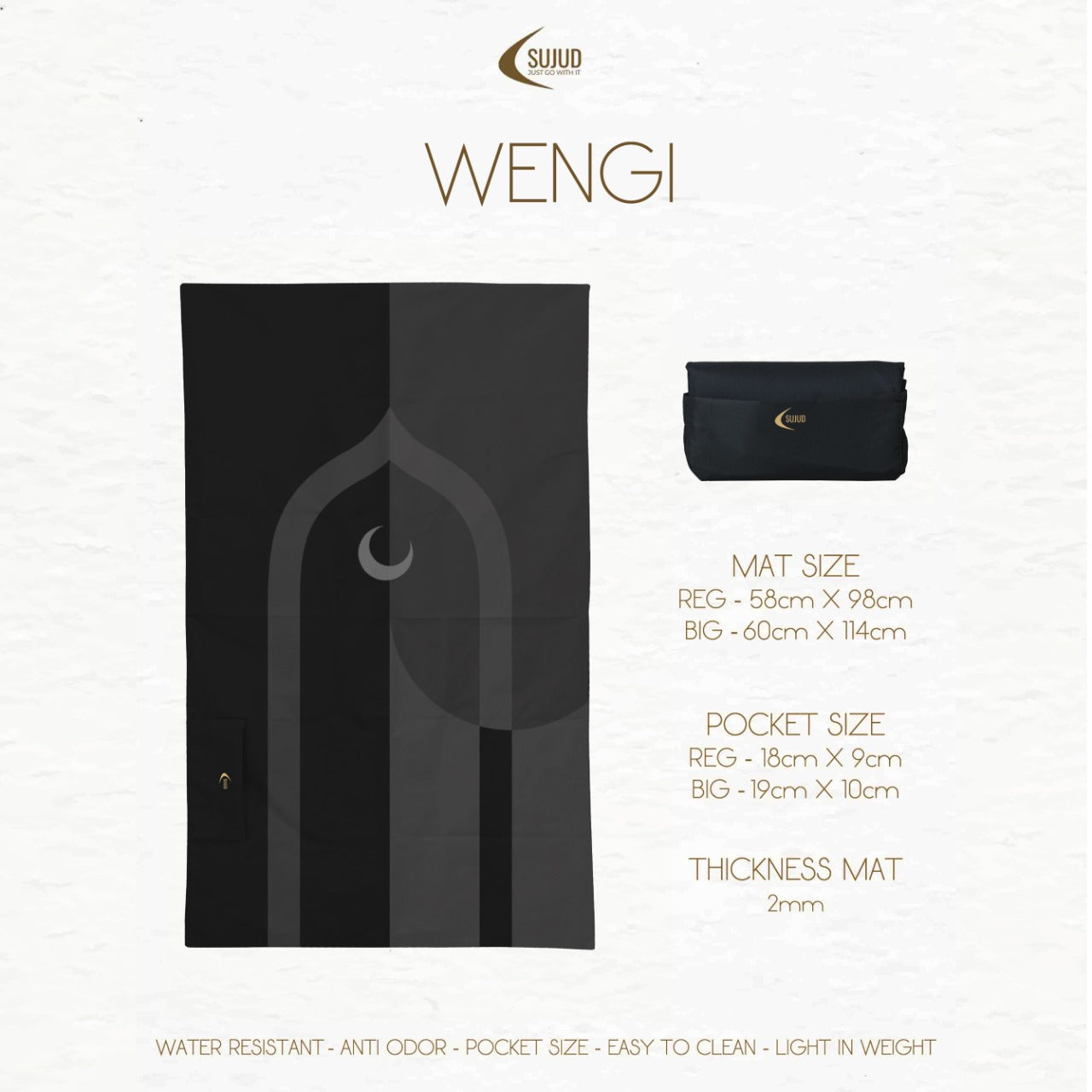 Sujud Travel Prayer Mat