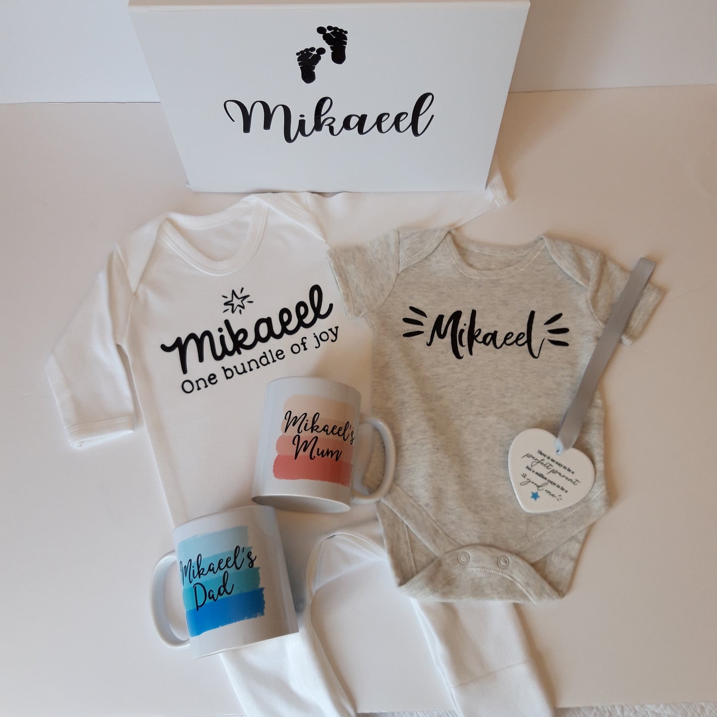 Boys Personalised Baby Box + Contents