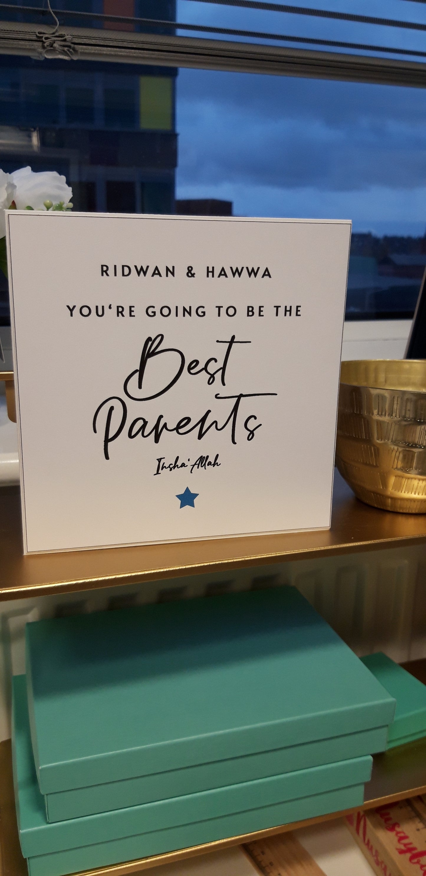 Best Parents Card - Customised