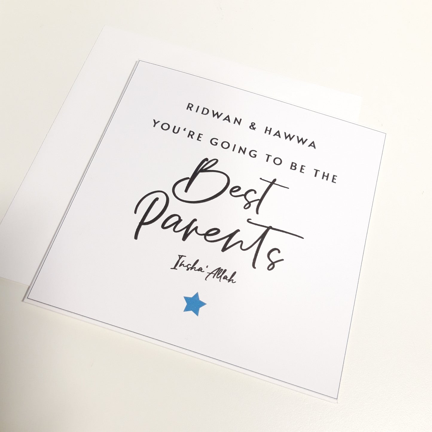 Best Parents Card - Customised