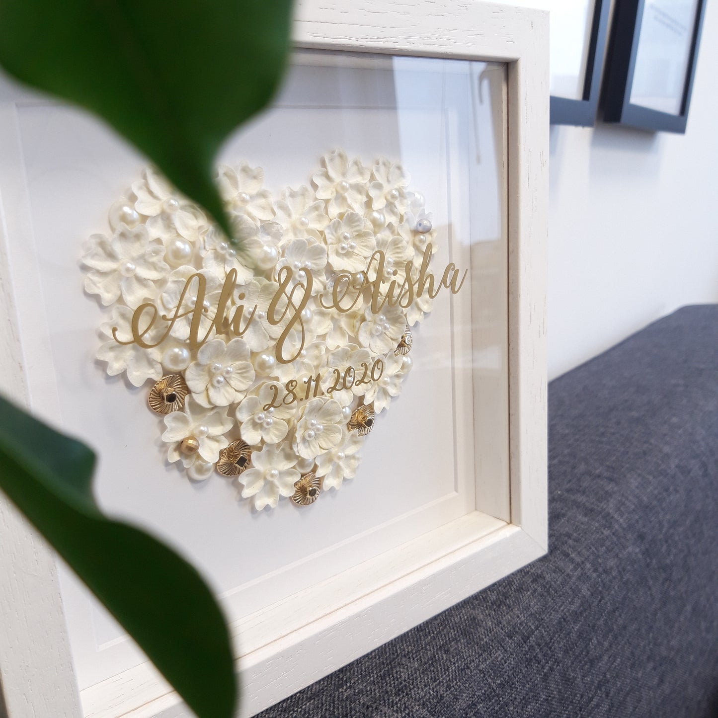 Heart Wedding frame