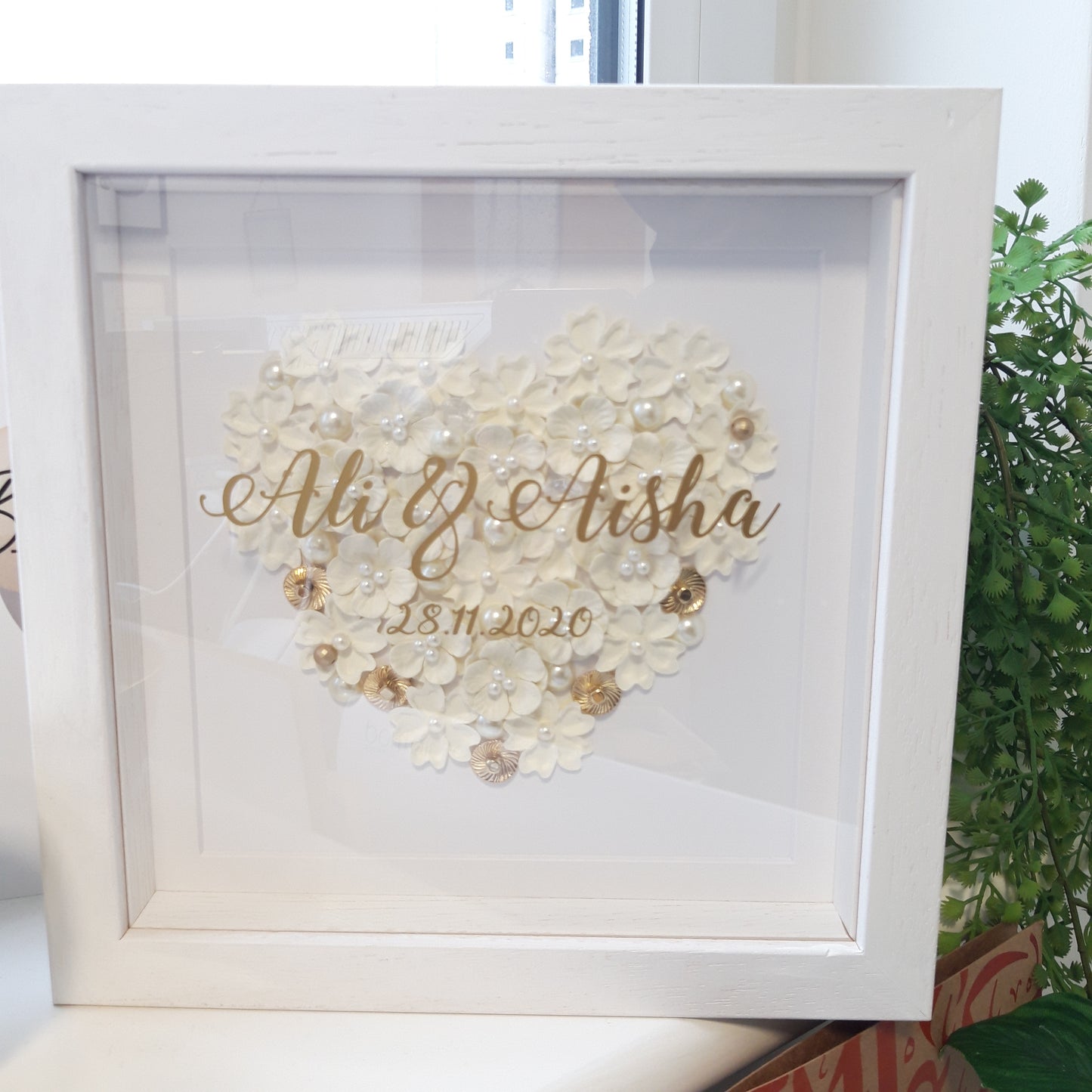 Heart Wedding frame