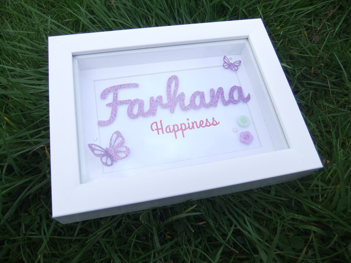 Girls Personalised Name Frame