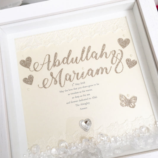 Timeless Wedding Frame + Crystals