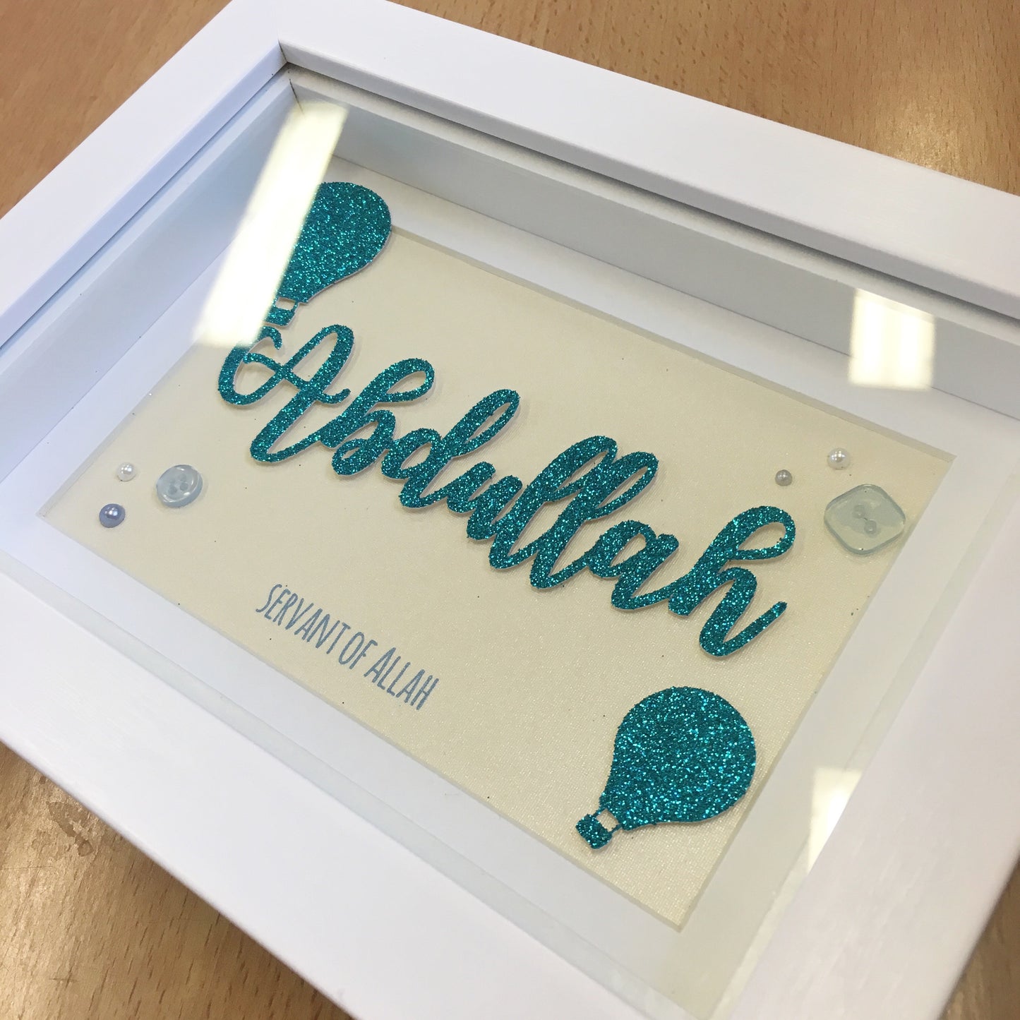 Boys Personalised Name Frame