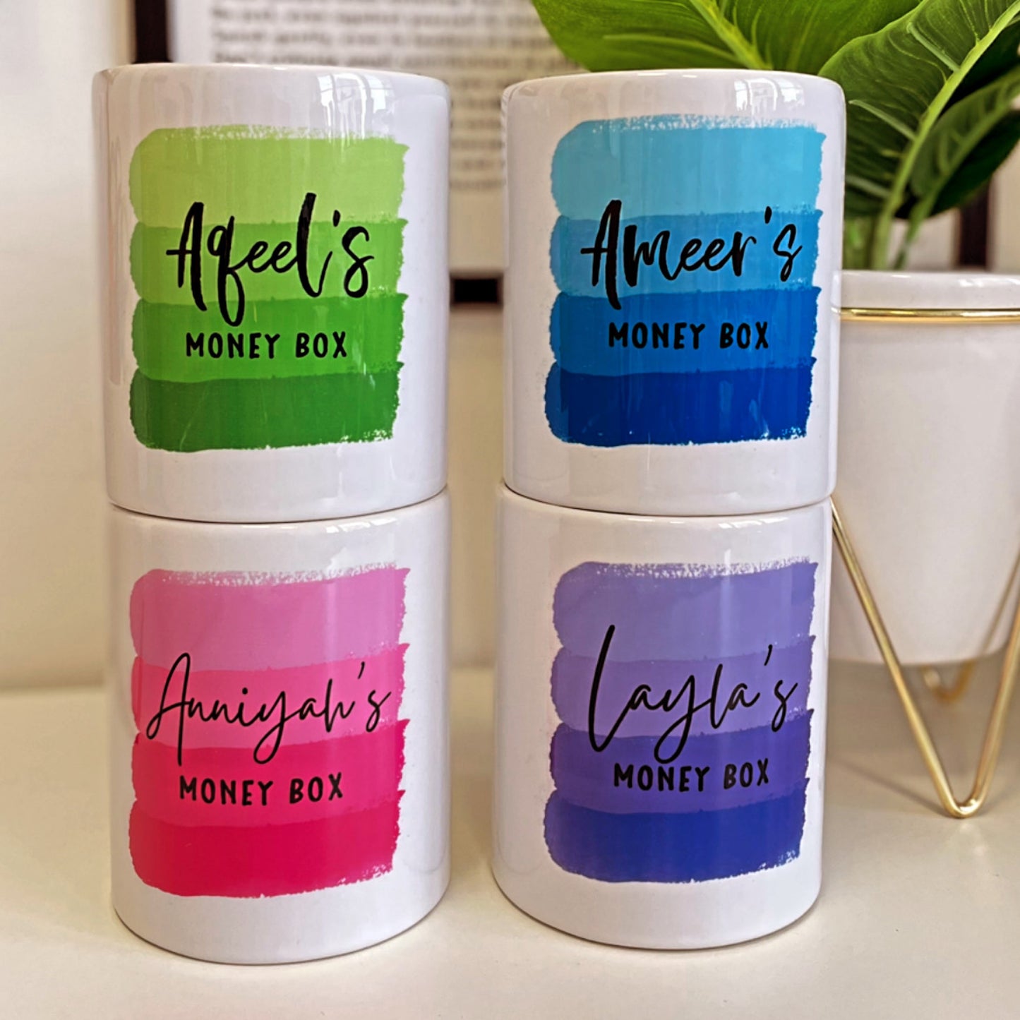 Paint strokes Money Box