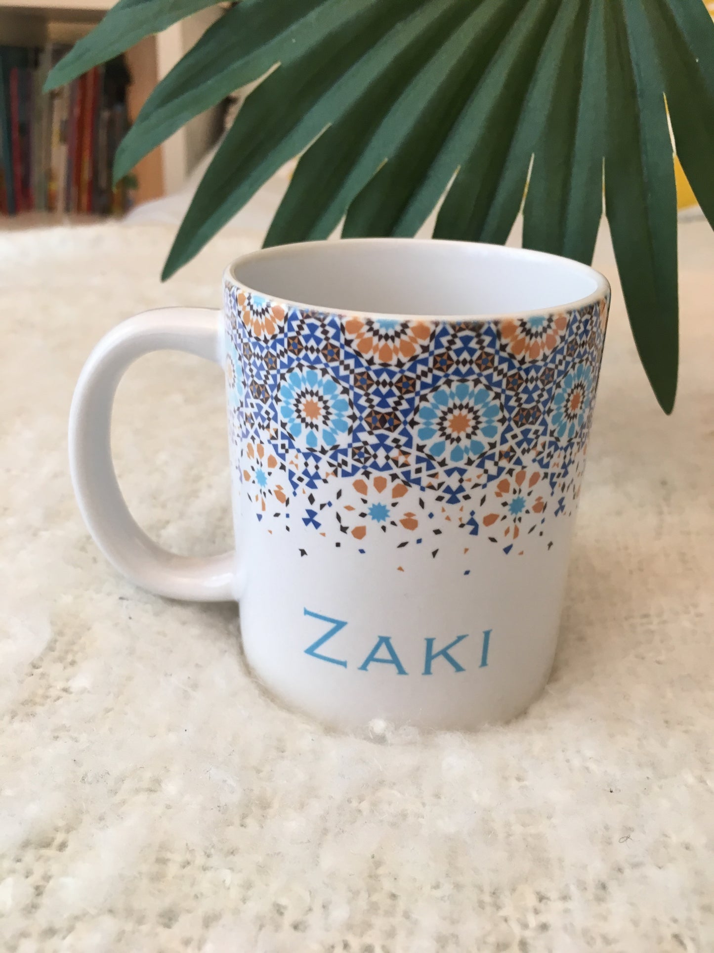 Moroccan Tile Mug - Dark