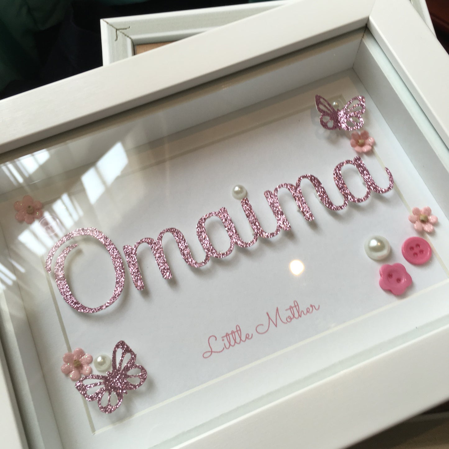 Girls Personalised Name Frame