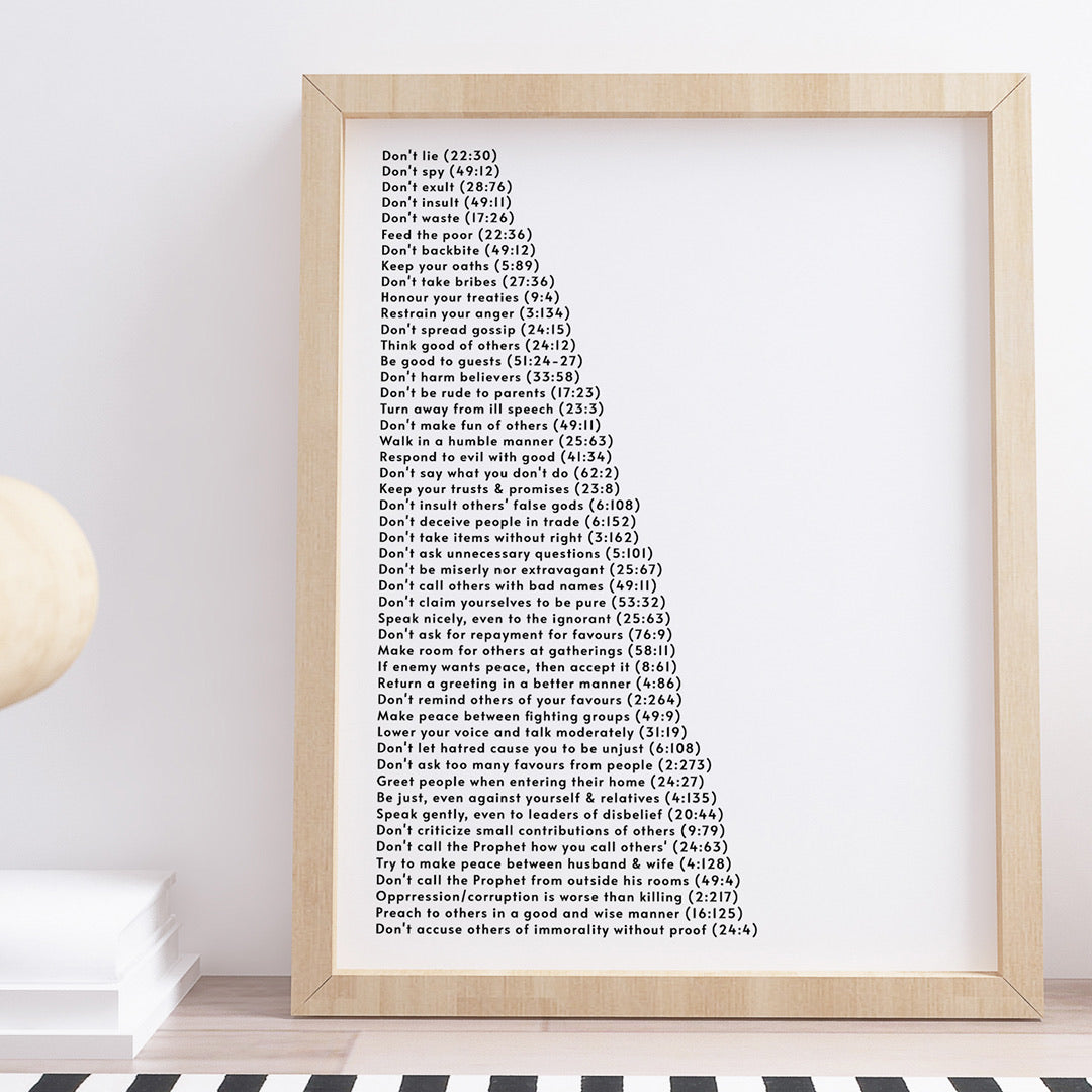 49 Good manners Print