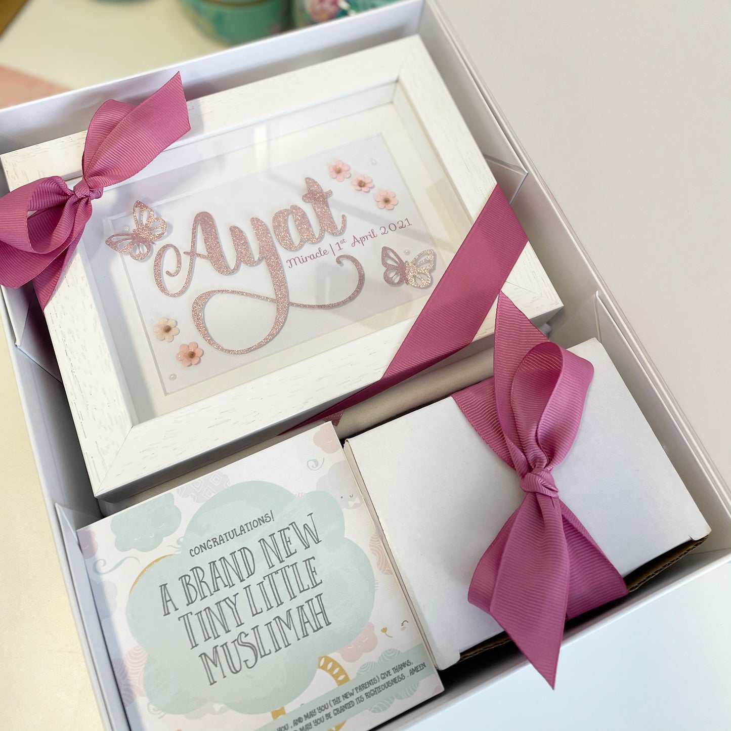 Girls Personalised Baby Box + Contents
