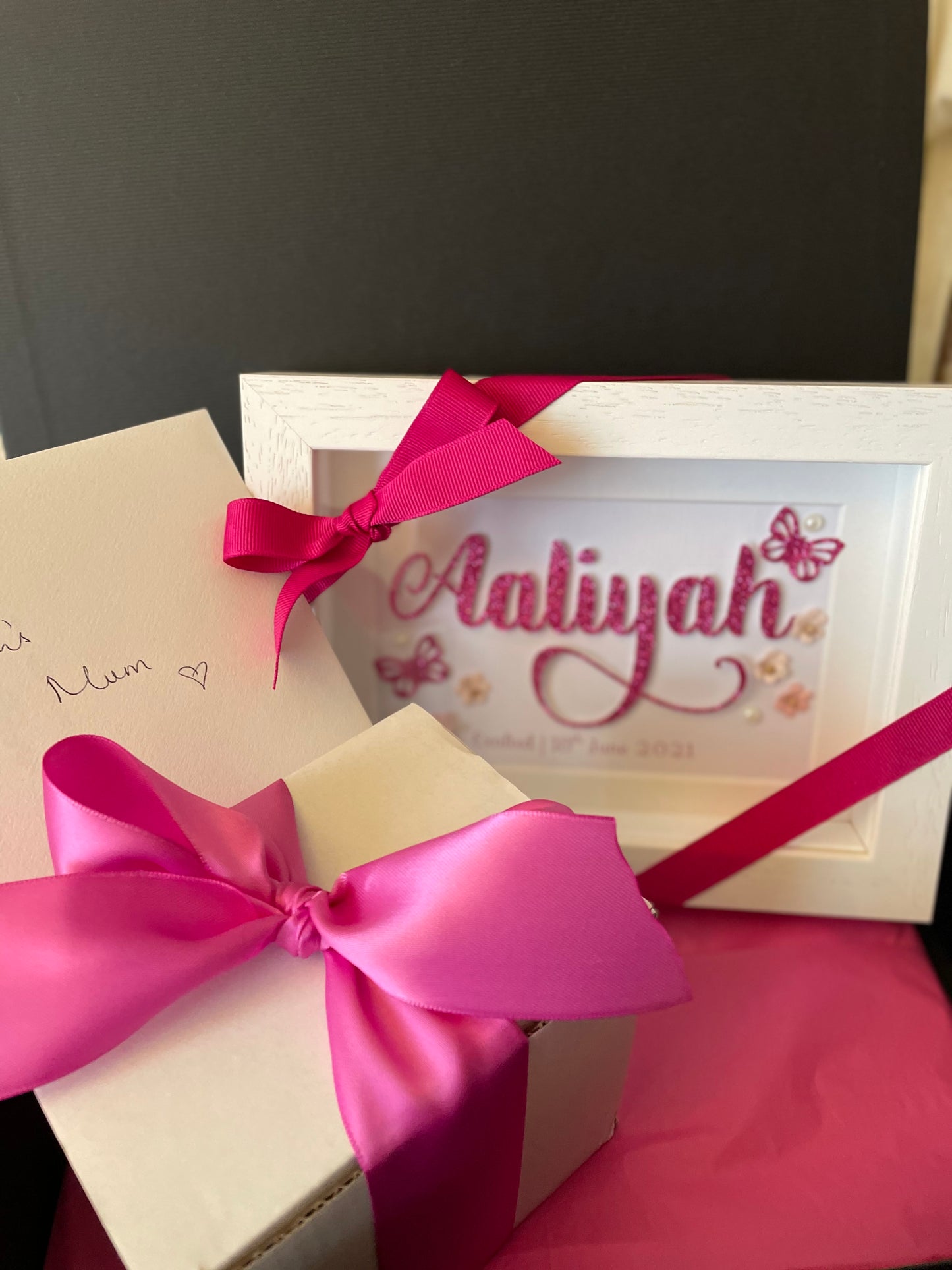 Girls Personalised Name Frame 2