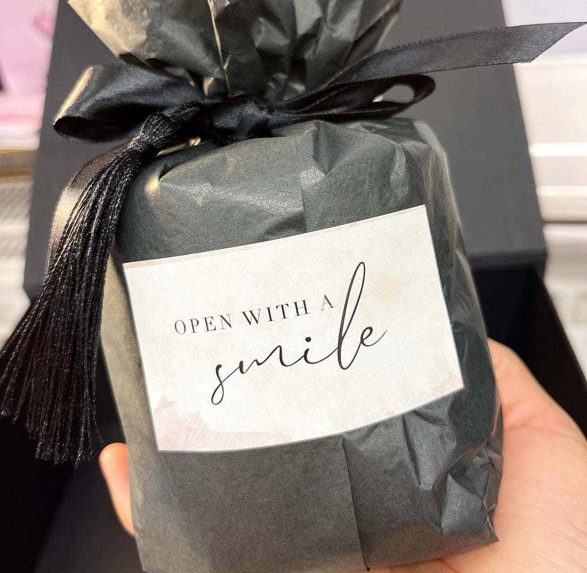 Large Personalised Candle - Fresh Spring Scent