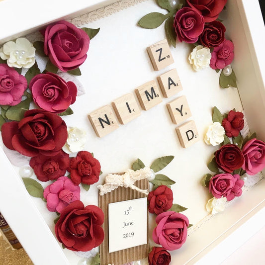 Scrabble Name Frame
