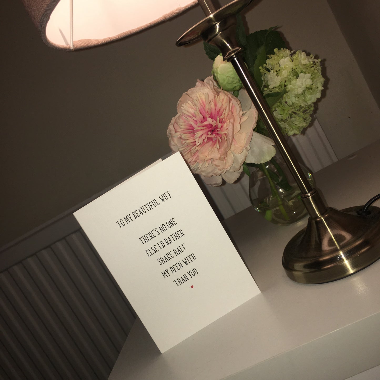 Beautiful Wife/Wonderful Husband Card