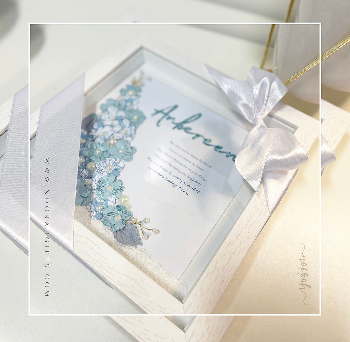 Blue Floral frame