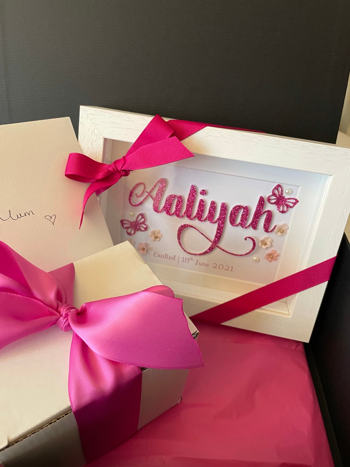Girls Personalised Name Frame 2