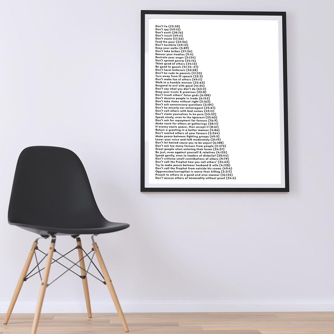 49 Good manners Print