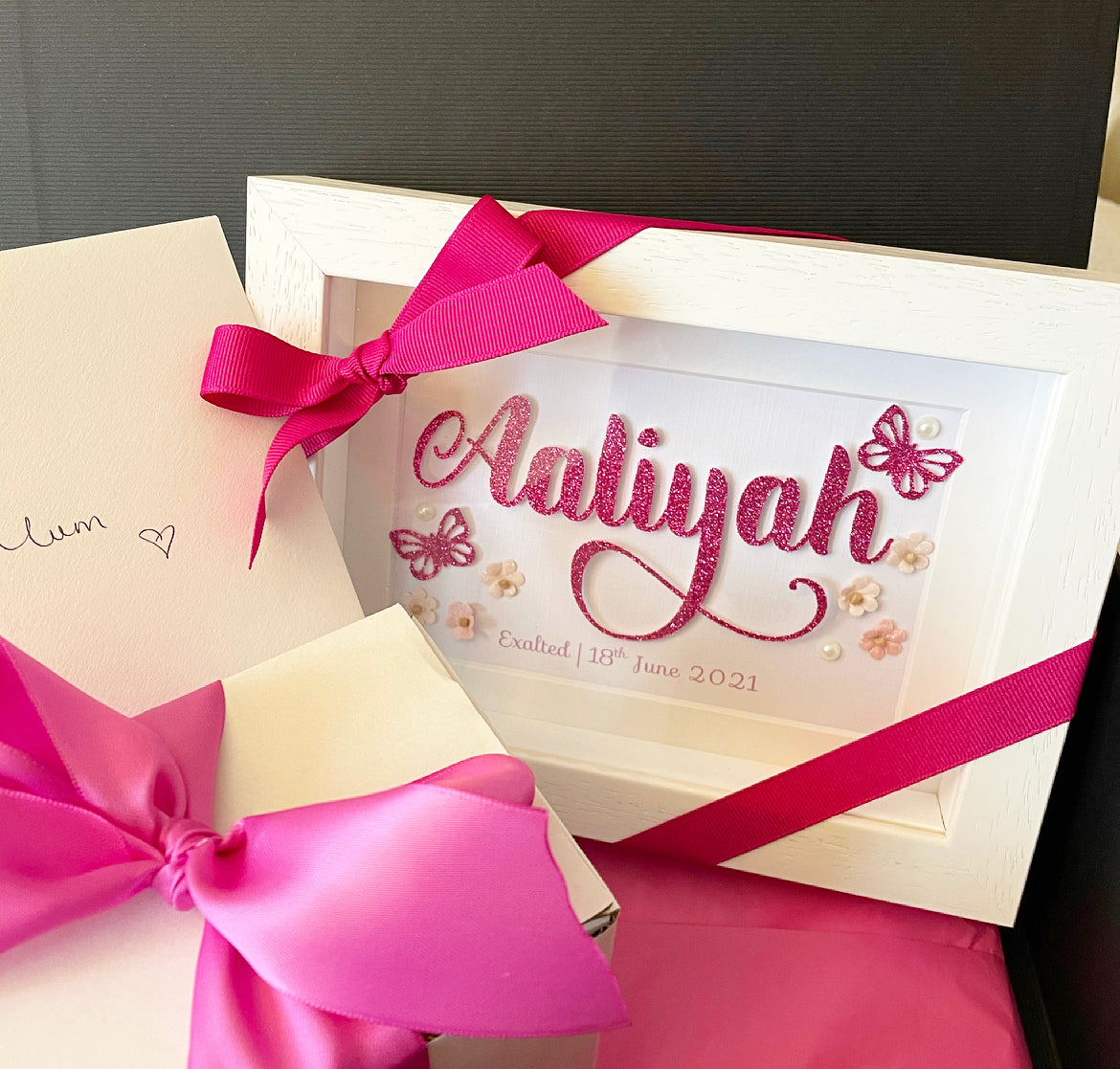 Girls Personalised Name Frame 2