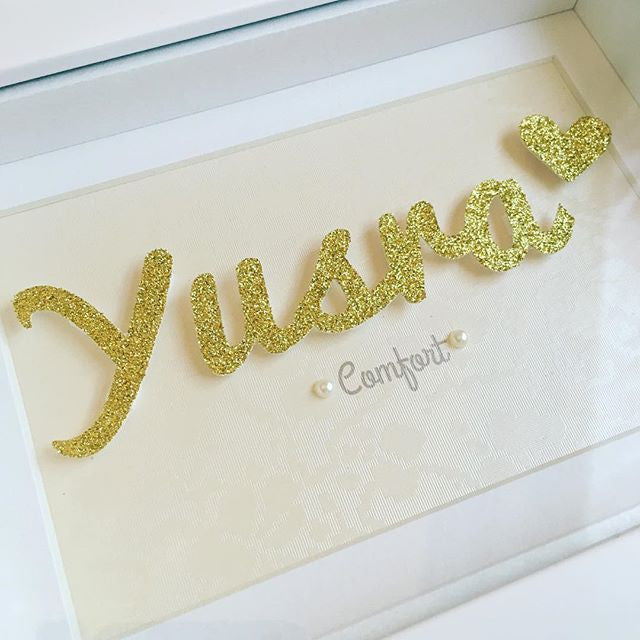 Girls Personalised Name Frame